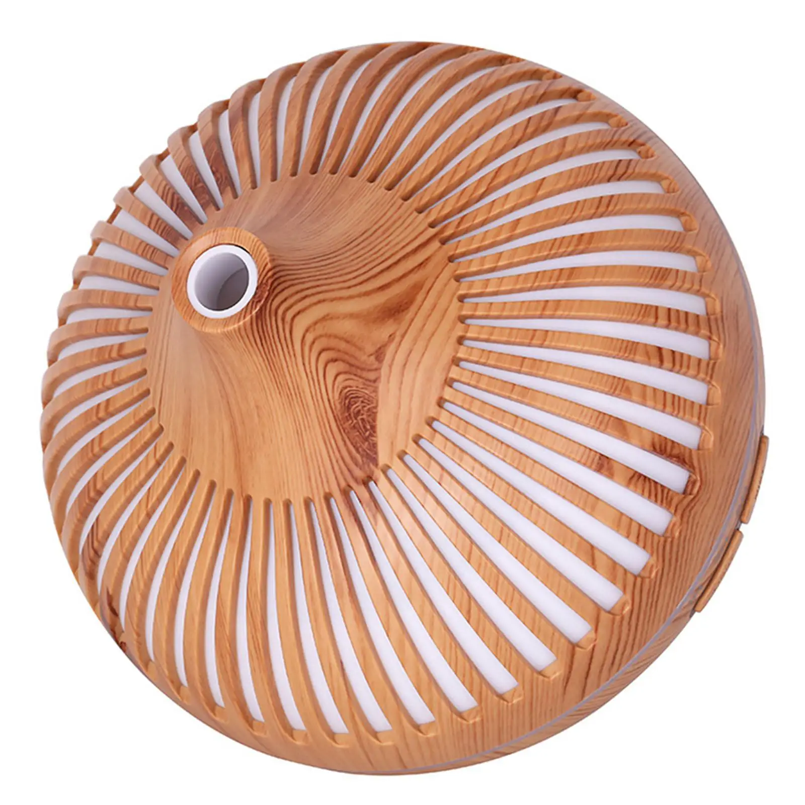 

Mini Air Humidifier Wood Grain Humidifier 500ml Silence Whisperaroma Diffsuer Essential Oil Diffuser Durable Wood Grain Diffuser