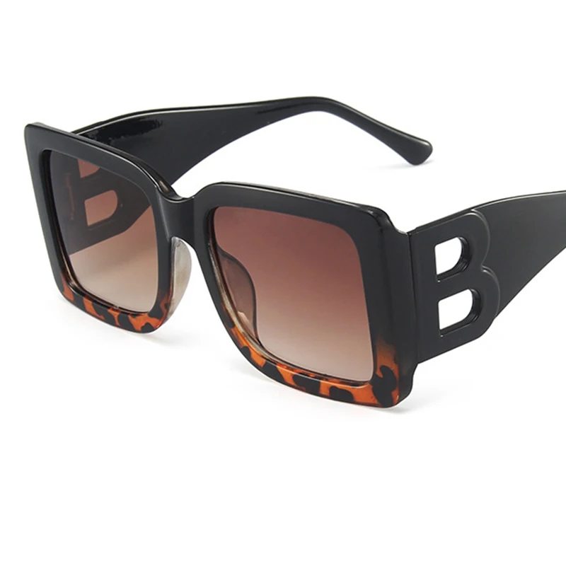 2021 Brand Fishing Sunglasses Woman Oversized Black Style Shades