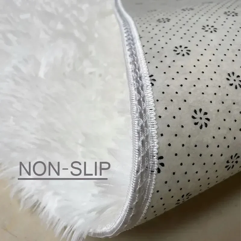 Hall Carpet Living Room Bedroom Home Decor Large Mats Non-Slip Girl Children's Room Furry Rug