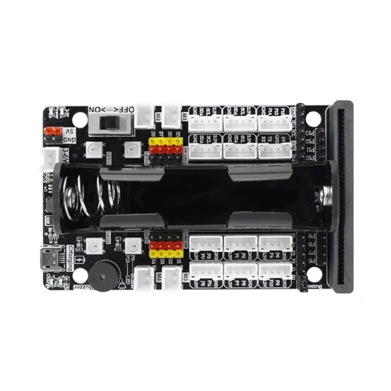 Advanced Microed bit Extension Board Featuring 4 Motor and 8 Servo Controls Perfect for Robotics and Maker Labs 896C
