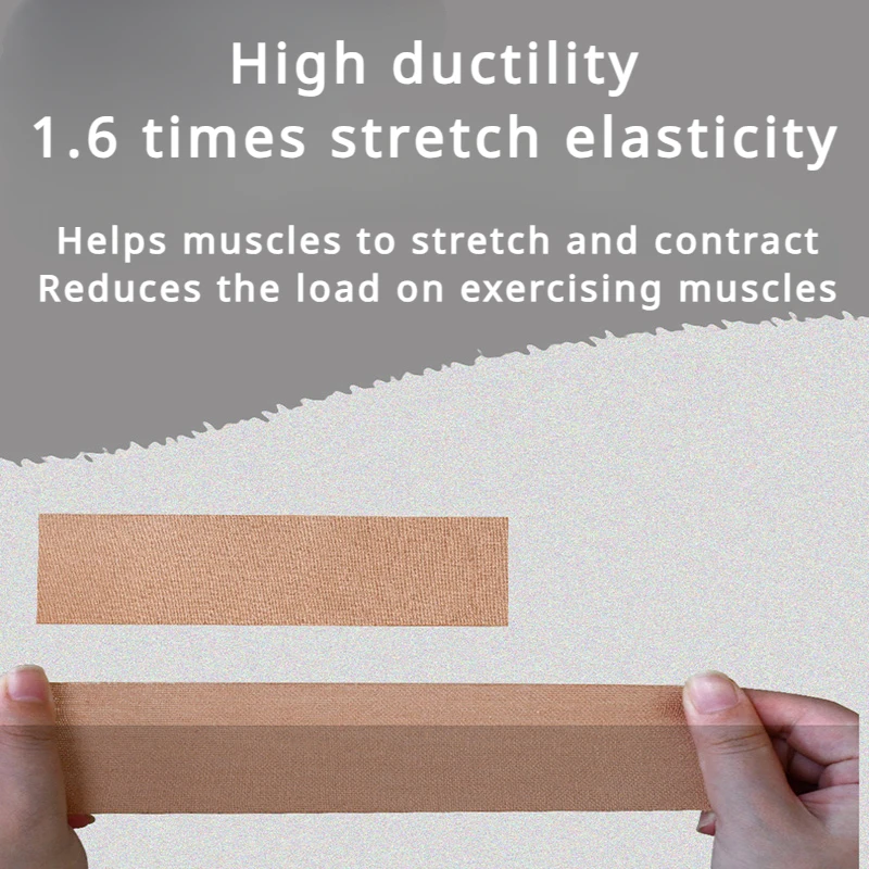 5CM*5M Kinesiology Tape Athletic Recovery Elastic Tape Kneepad Muscle Pain Relief Knee Pads Support for Gym Fitness Bandage kinesiology tape