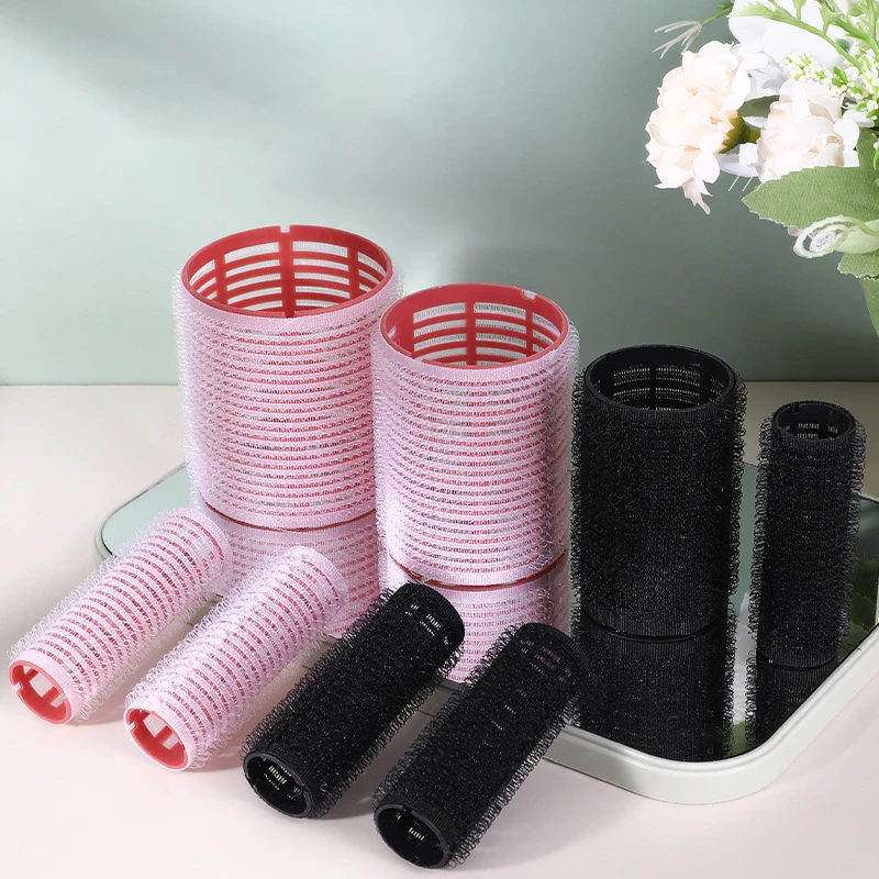 Description Picture 3 of item6Pcs Hair Roller Set Self Grip Heatless Hair Curler Different Size No Heat Women Self-adhesive Curling Hairdressing Styling Tool