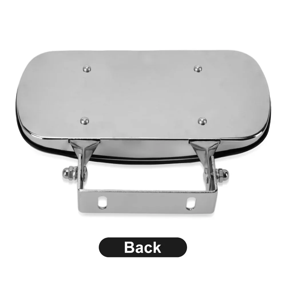 Motorcycle Tractor Convex Mirror ruck Mirror Stainless Steel Rear View Rectangular Side Universal