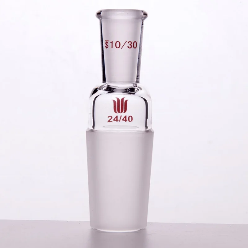 

SYNTHWARE Borosilicate Glass Joint,Female 10/30,Male 24/40,Glass reducing Adapter,A type connector,A201024