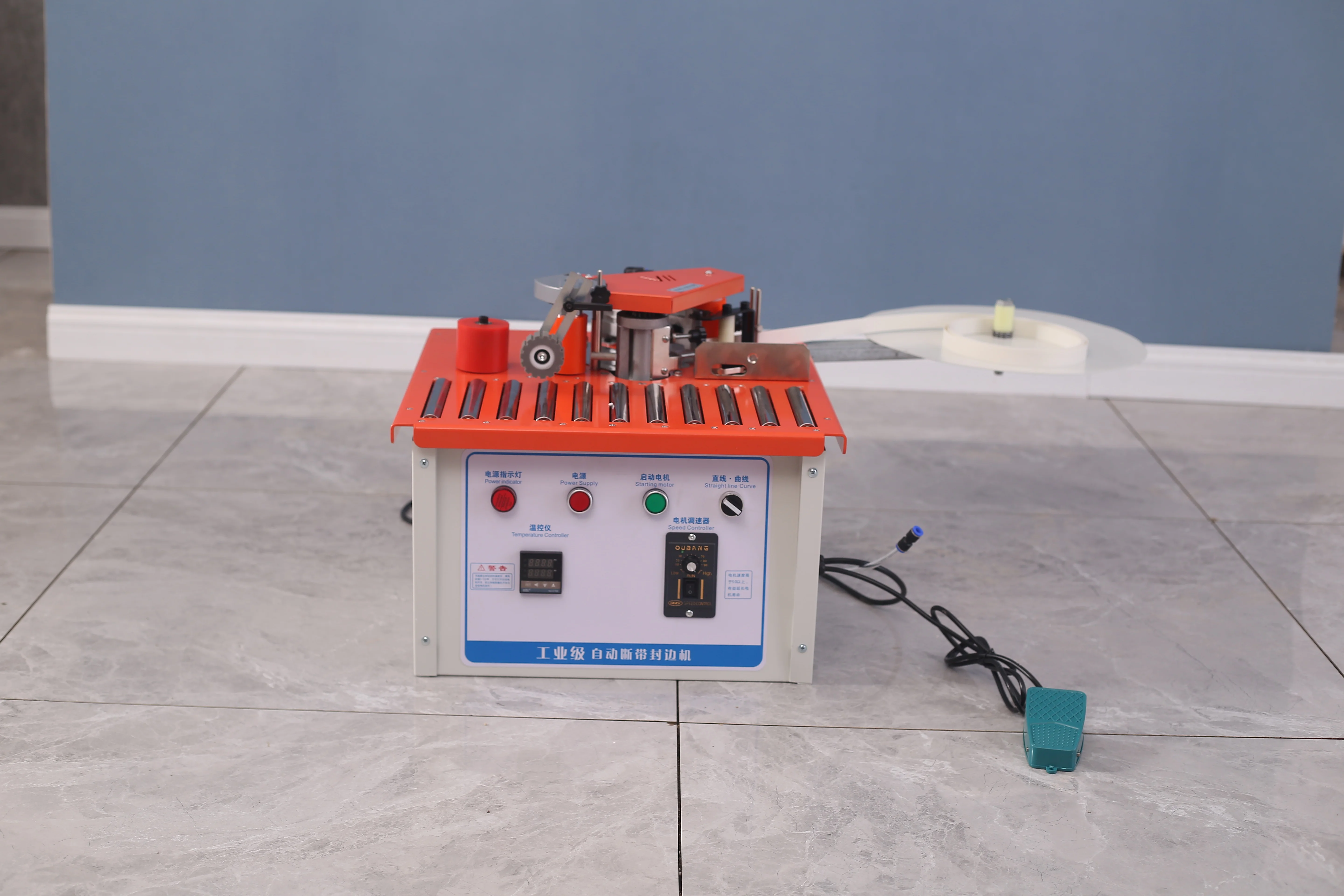 WANJIA Sliding Table Mini Edge Banding Machine Portable Small Manual Hand-sealed