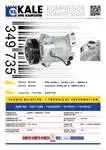 349735 Per Compressore Aria Condizionata Astra J Meriva B A13Dte A13Dtc A17Dtc A17Dt