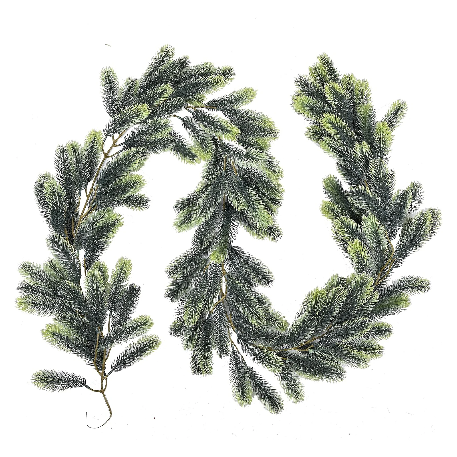 thumbnail image 1 of Artificial Greenery Garland Christmas Vines Norfolk Pine Garland Faux Greenery Hanging Plants For Christmas Decoration, 1 of 5