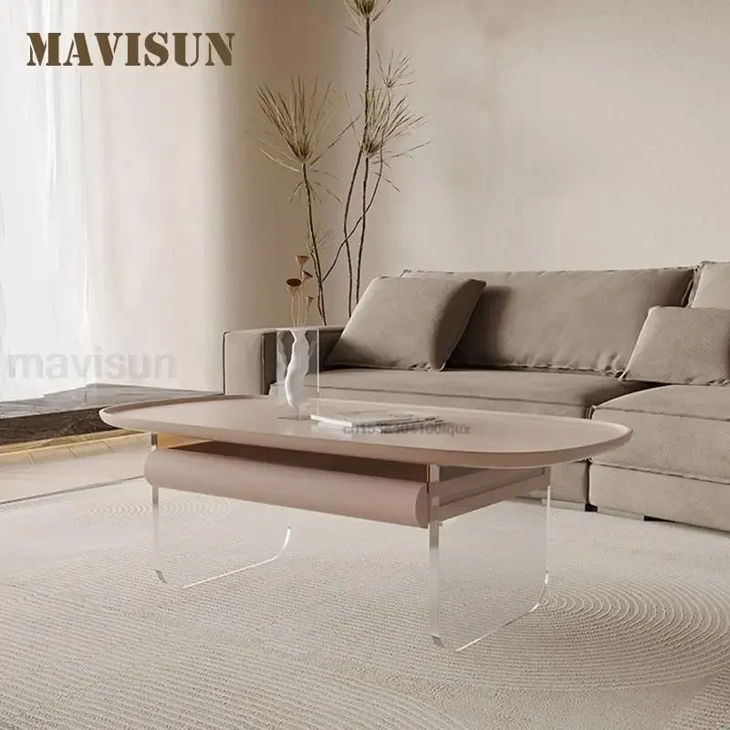 

Современная искусственная кожа с большим выдвижным ящиком кремового желтого и розового цвета широкая зона для хранения настольных столов и басов