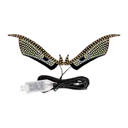 Dynamic Demon Eye Car LED Decorative Lighting - USB - Powered Eye Light for Enhanced Vehicle Ambience (B)