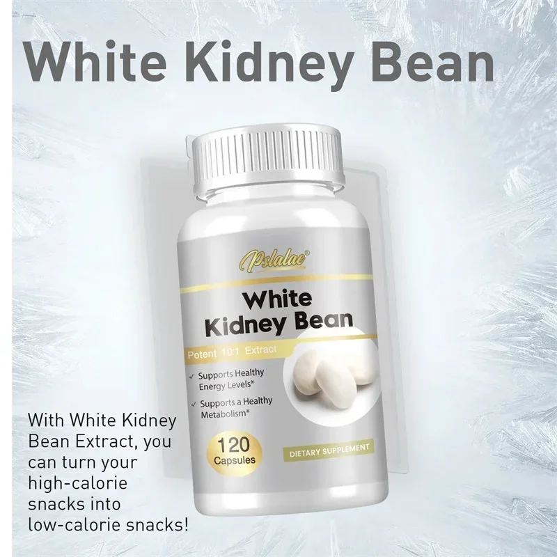 White Kidney Bean-Appetite Suppressant and Metabolism Booster Fat Reducer & Bloating Relief Vegan Non-GMO