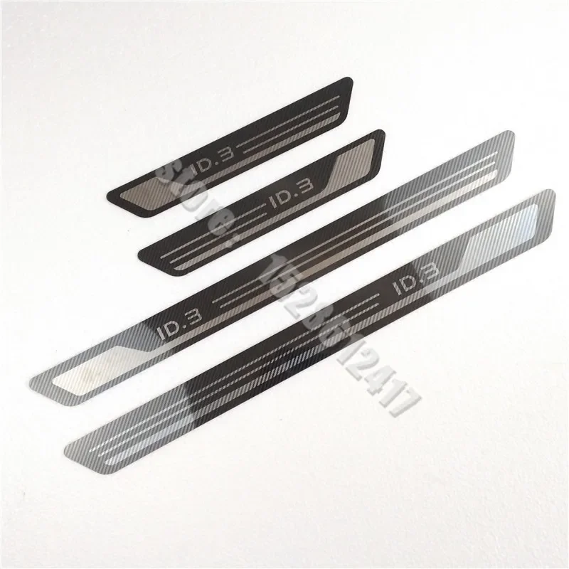 

for Volkswagen ID.3 VW ID3 2020-2024 Door Sill Strip Stainless Steel Styling Scuff Plate Peda Pedal Cover Stickers Accessories