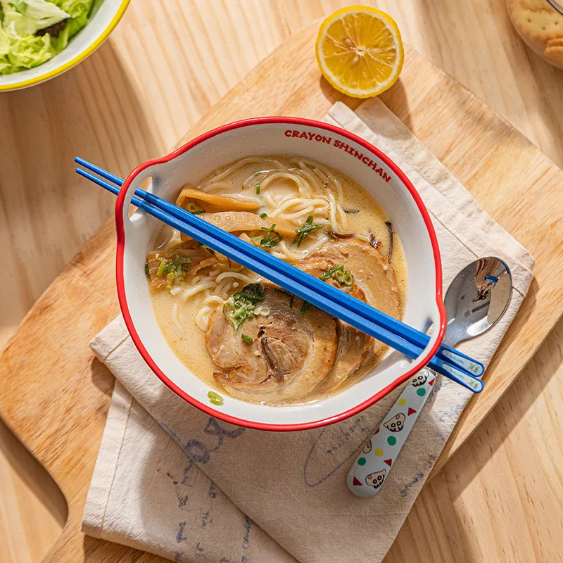 食器 shinshin Kawaii Crayon Shin-Chan Anime Hobby Buriburizaemon Cartoon Ceramic