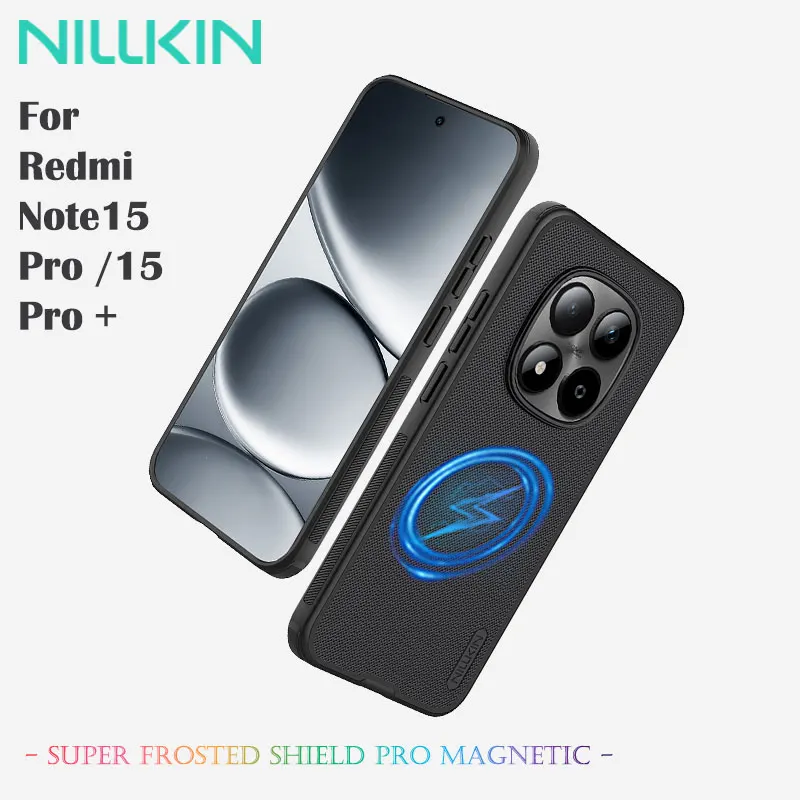 NILLKIN Frosted Shield Case with Military-Grade Protection, Magnetic Charging, and Anti-Yellowing Features