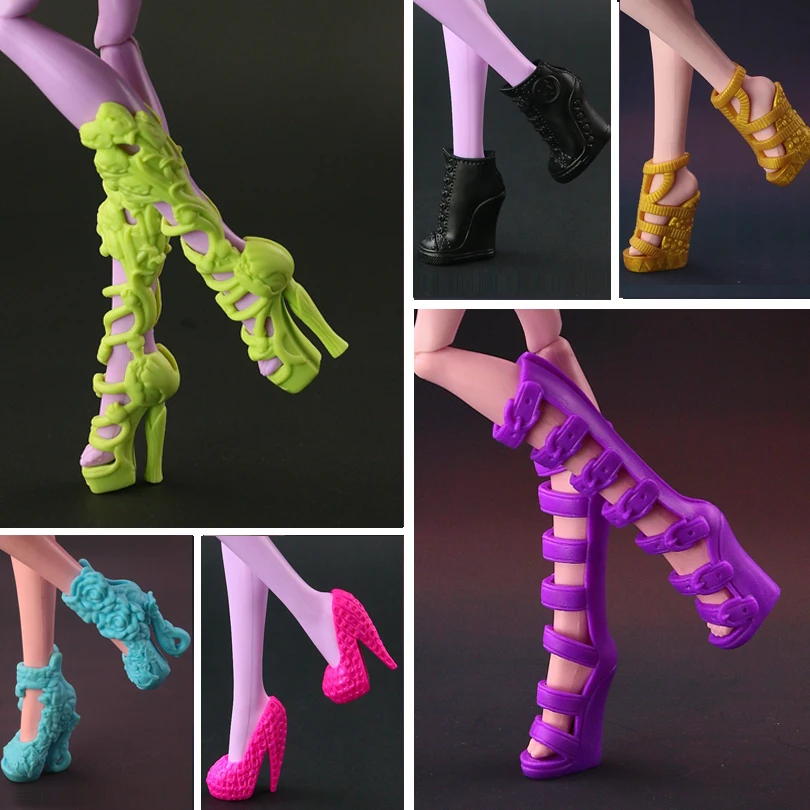 Shoes for Monster High Doll Fashion Umbrella Shape 17 style available doll shoes doll accessories