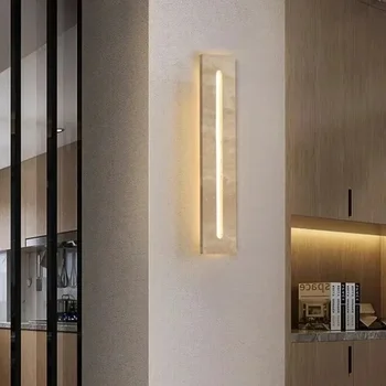 Wabi-Sabi Travertine Outdoor Wall Lamp 1