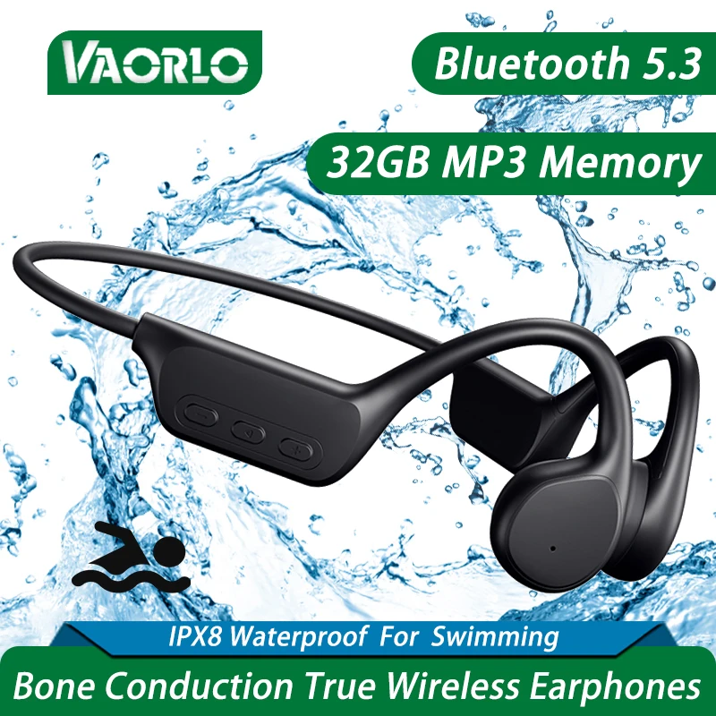 Bone Conduction Ipx8 Waterproof Wireless Earbuds Sony Mp3 Player