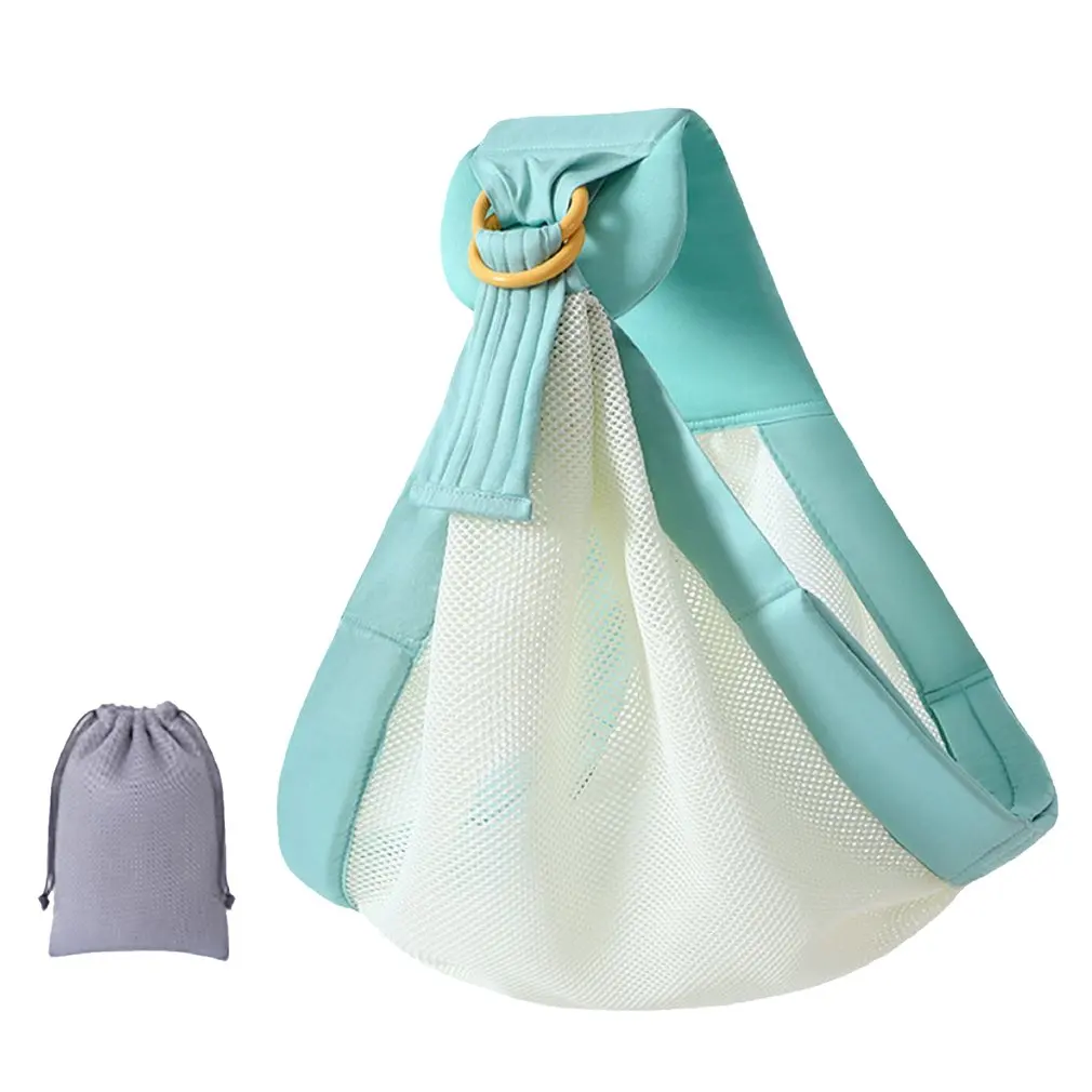 Portable Baby Wrap Newborn Sling Dual Use Infant Nursing Cover Carrier