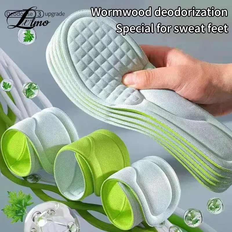 thumbnail image 1 of Plantillas de espuma viscoelástica suave para zapatos de hombre y mujer, desodorantes, absorbentes del sudor, masajeadores, plantillas deportivas, suelas ortopédicas para zapatos para correr, 1 of 5