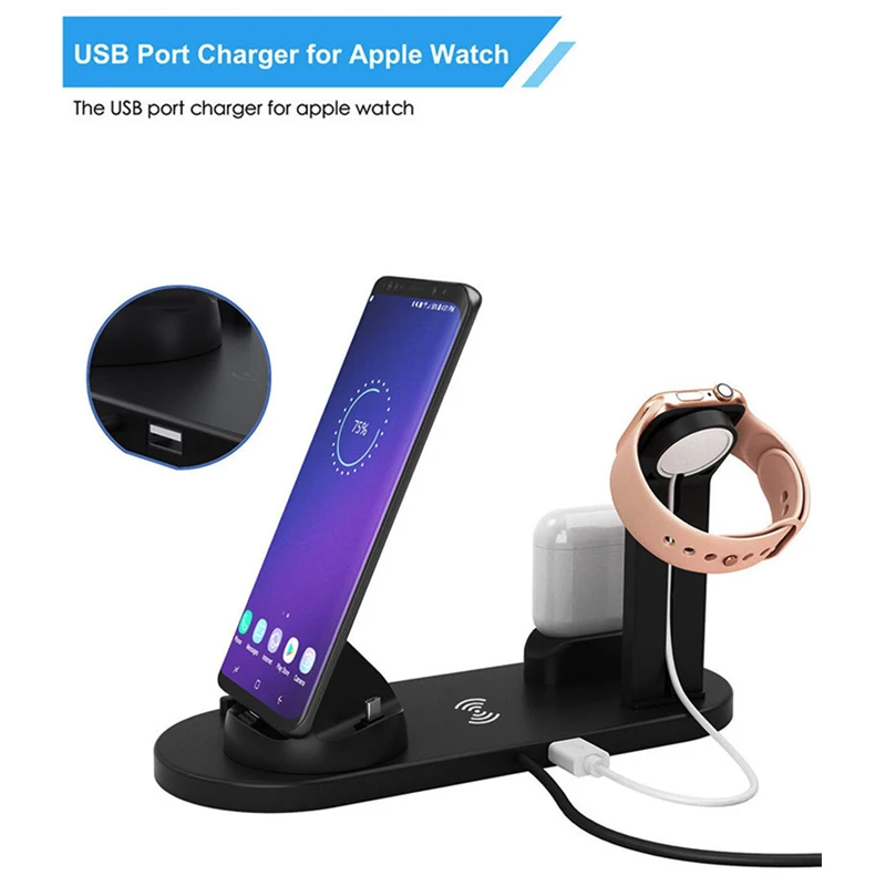 Effortless multi-device charging with the 3 in 1 wireless charger dock