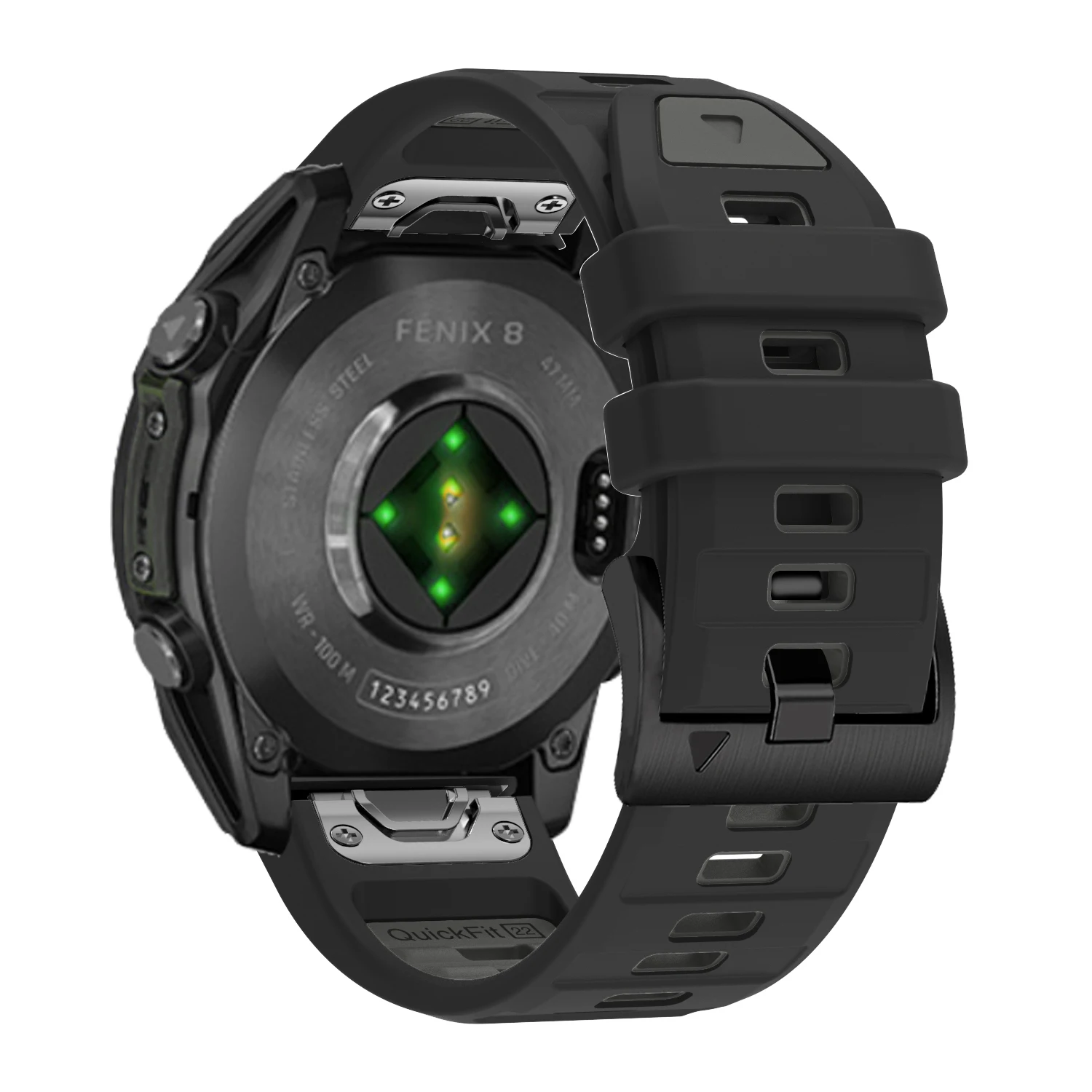 Premium Silicone QuickFit Watch Strap - Versatile and Durable Adjustable Wristband