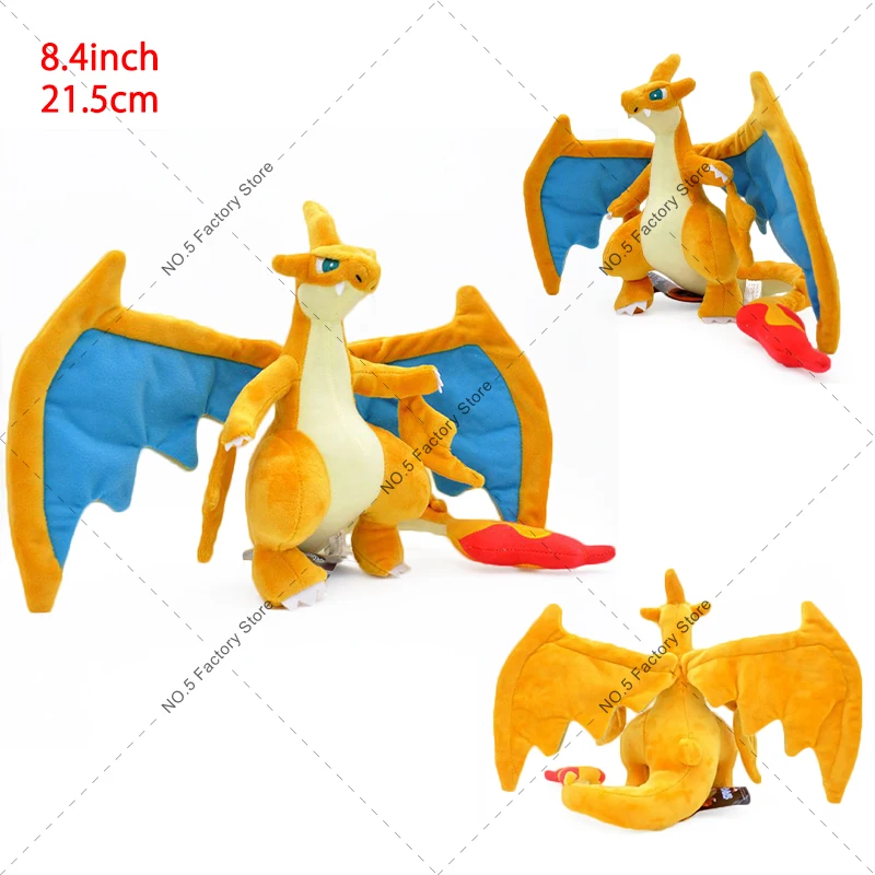 Brinquedos de pelúcia charizard brilhante para crianças, mega evolução X e Y,  animais de pelúcia, presente infantil, 10 estilos - AliExpress