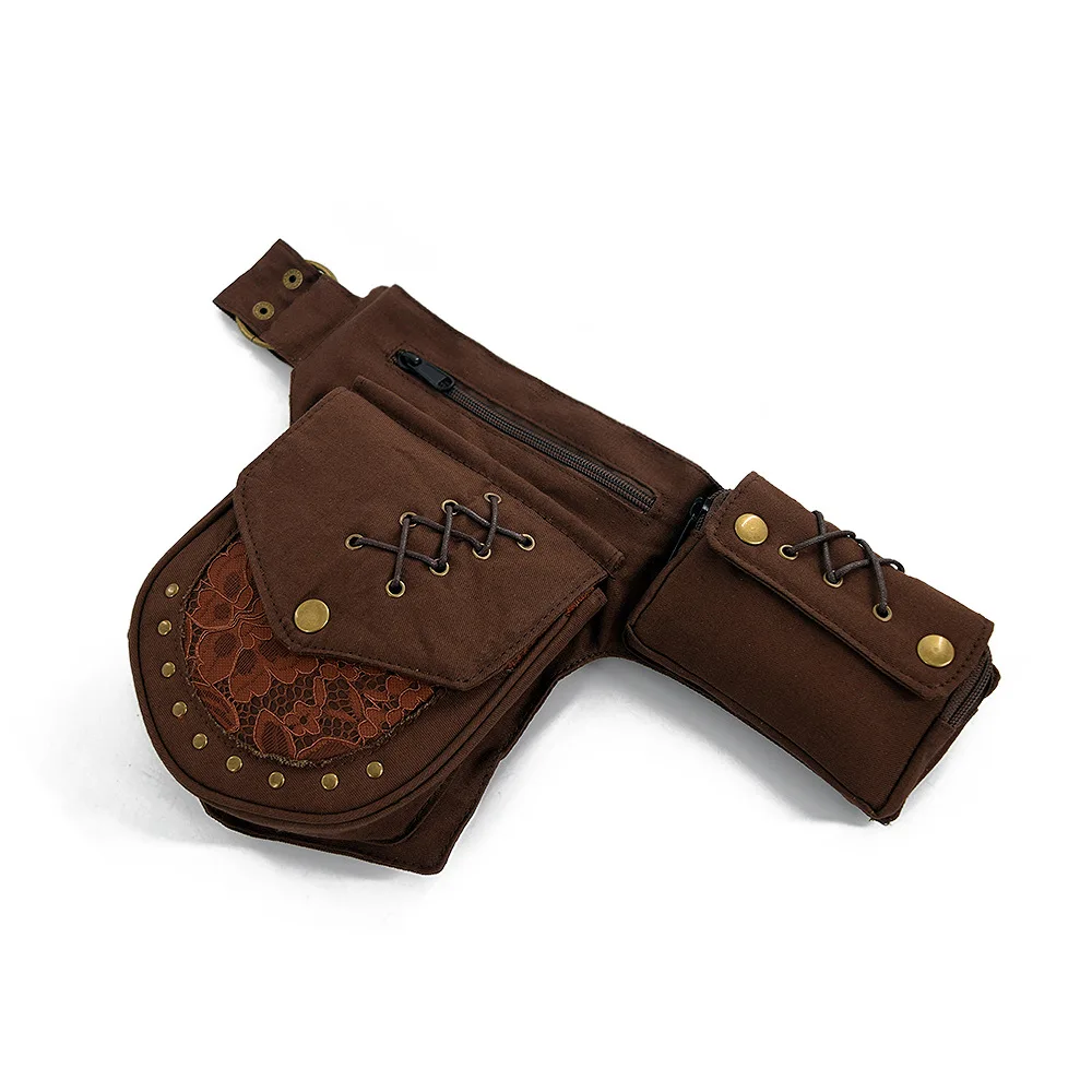 Marsupio Moto Steampunk Borsa A Tracolla In Pelle Medievale