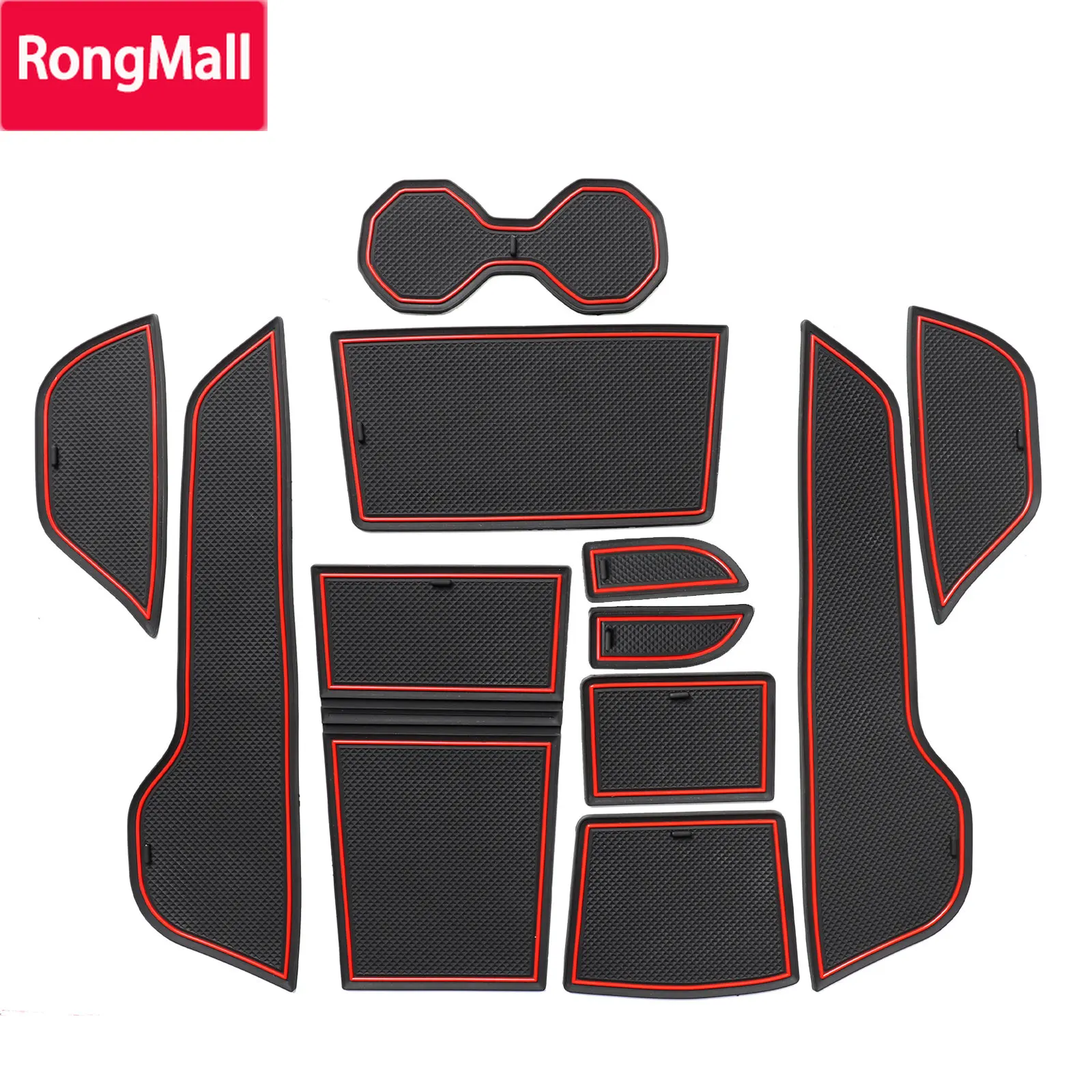 

for MG 4 MG4 EV Anti-Slip Gate Slot Mat Car Non-Slip Door Groove Pad Cup Holder Interior Accessories Coaster