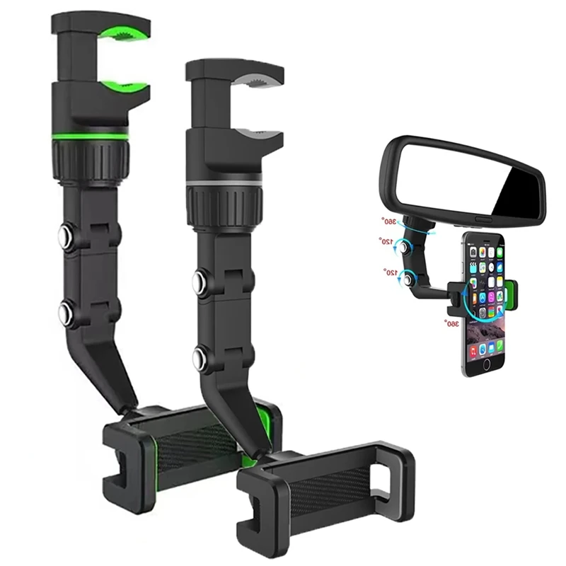 CarRearviewMirrorPhoneHolderCellPhoneStandCarHolder360