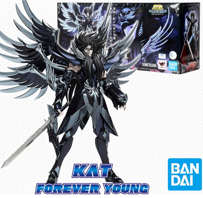 

18cm Bandai Action Figure Saint Seiya Cloth Myth Ex2.0 Hades Anime Peripheral Collectible Model Toy Decoration Children Gift