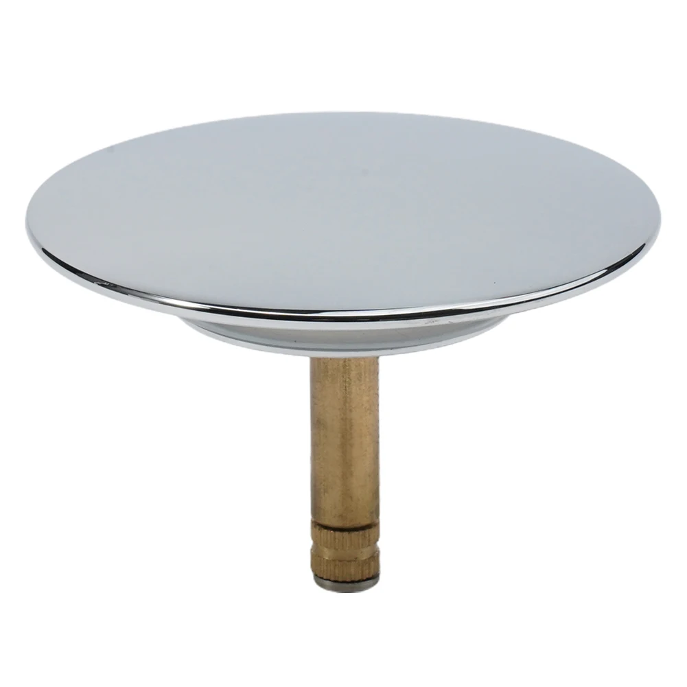 

New Water Plug Sealing Cover Bathroom Bathtub Brass Drain Plug For Bathtub Lift Type Manually Nickel Chrome Sinks