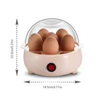Cuiseur à œufs électrique multifonctionnel 160W 220V, 6 œufs/étage, pour œufs durs et pochés, machine à petit-déjeuner intelligente pour la cuisine domestique 6