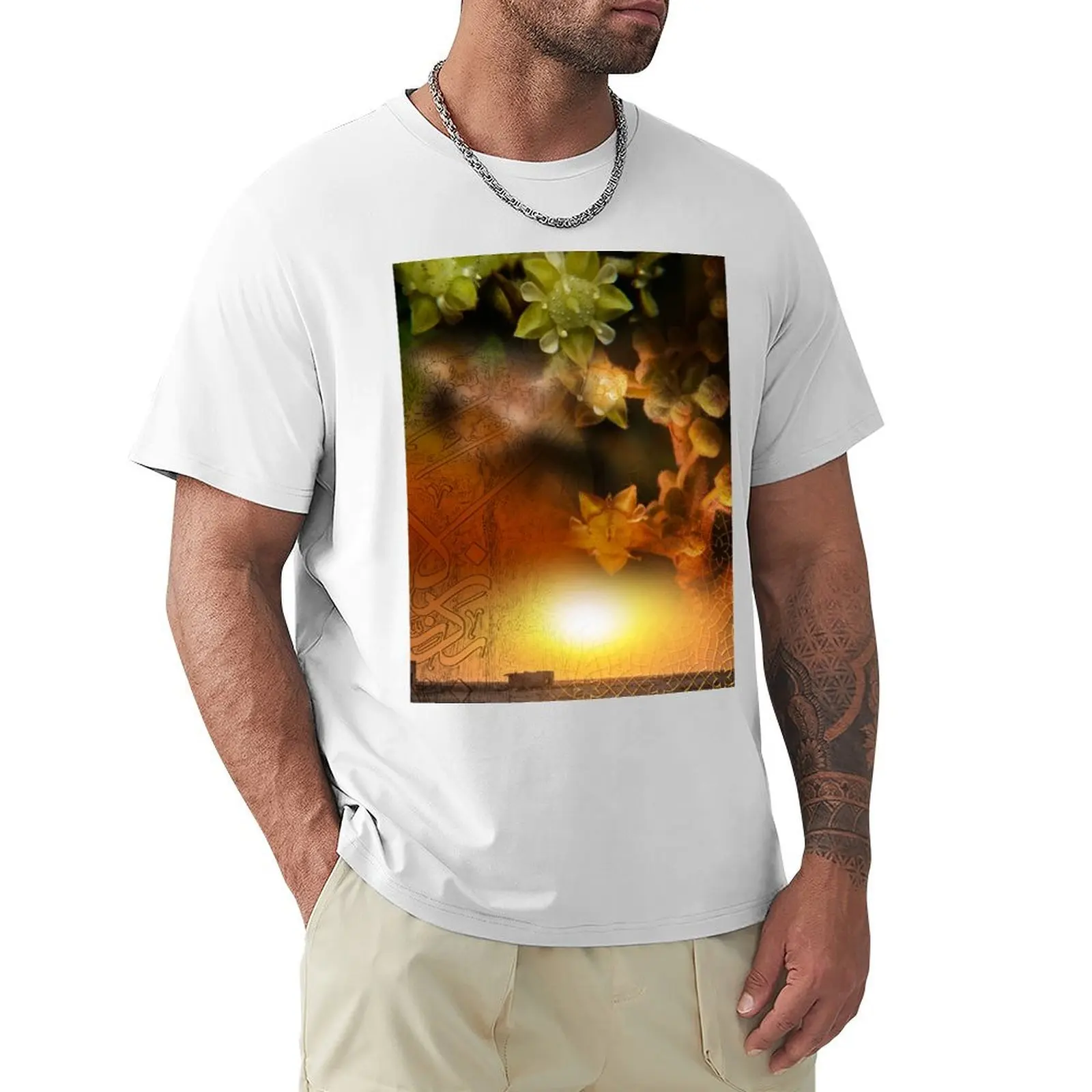 

Creative Montage of Traditional elements T-Shirt cute clothes anime T-shirts for men cotton