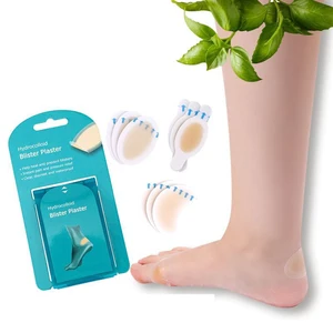 4Pcs Blister Bandages Waterproof Hydrocolloid Plaster Adhesive Anti-Wearing Heel Gel Sticker Pain Relief Pedicure Patch Pads