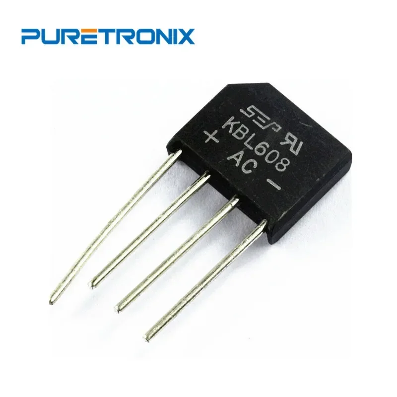 KBL406 KBL410 KBL608 KBL610 4A 6A 800V 1000V Diode Rectifier Bridge Single