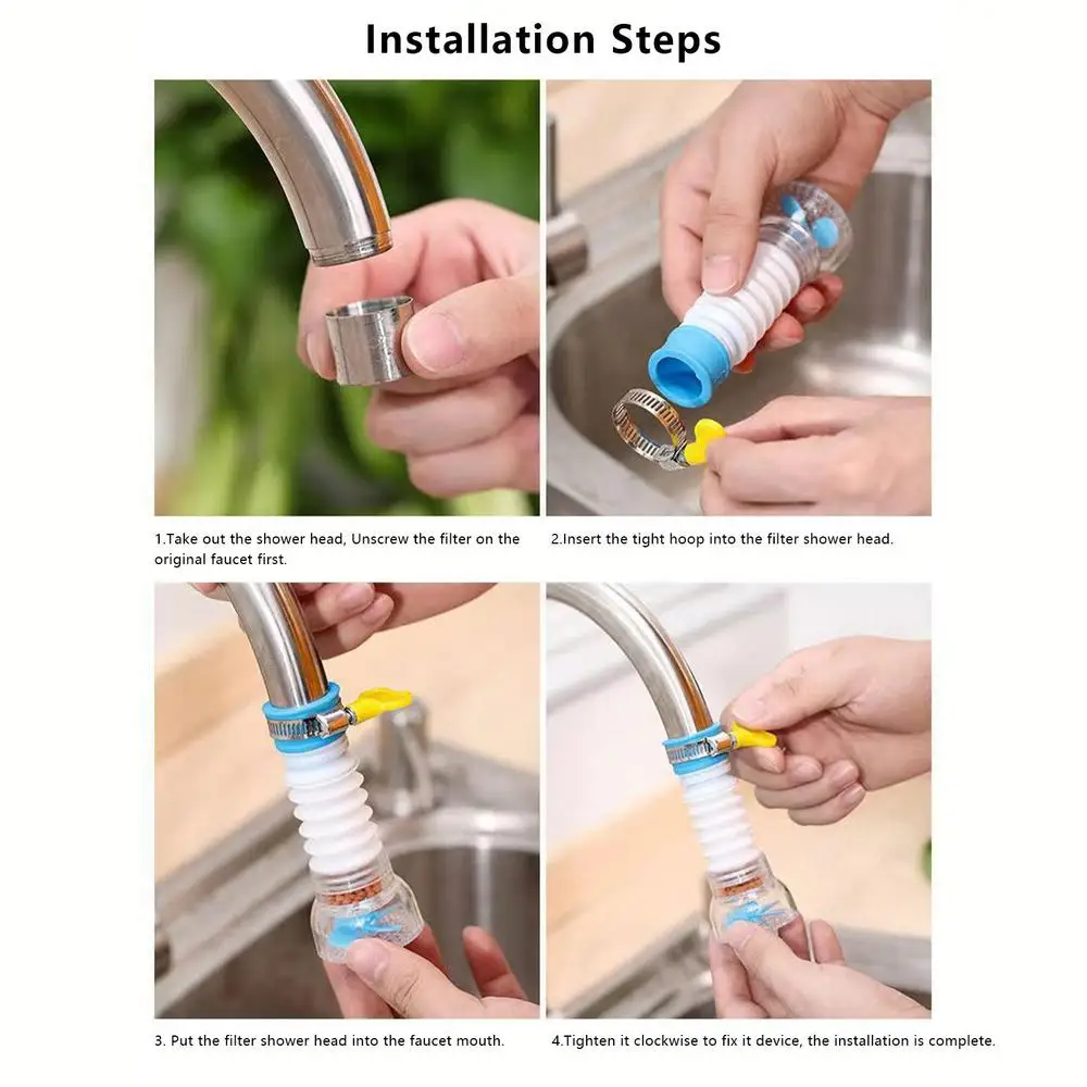 Description Picture 6 of itemWater Saving Tap Aerator 360-Degree Rotating Faucet Aerator Adapter For Bathroom Universal Faucet Accessories For Restaurant