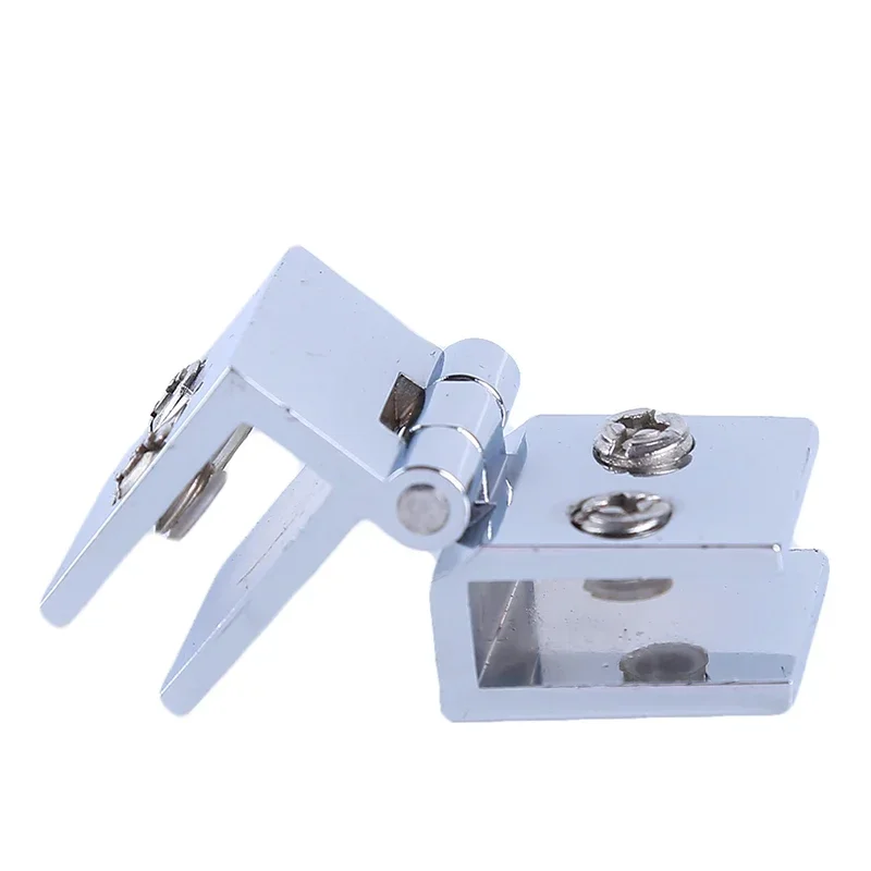 90 180 Degree Install Glass Clamp Zinc Practical Durable Cabinet Door Hinge Bathroom Furniture Cupboard