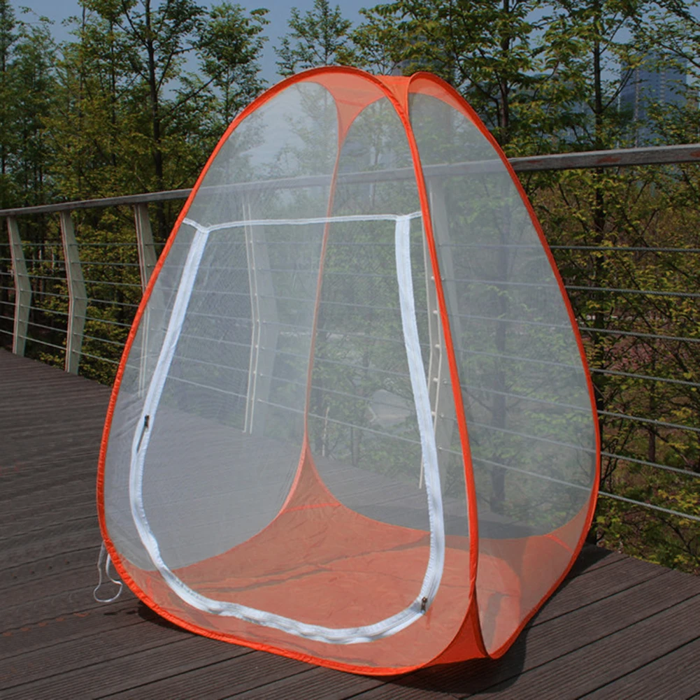 

Single Mesh Net Kits Hot Sale Outdoor Fishing Camping Hiking Buddhist Meditation Tent Summer Temples Sit-In Shelter Cabana Tent