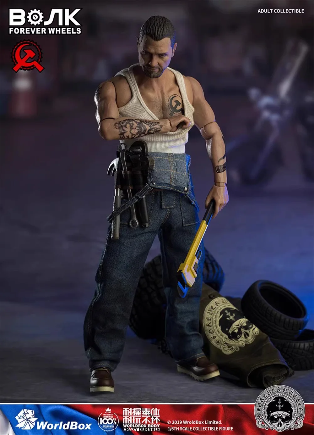 WorldBox 1/6 モーター メカニック 整備士 AT031 Worldbox AT031 Motor Mechanic 1/6 Action Figure Model