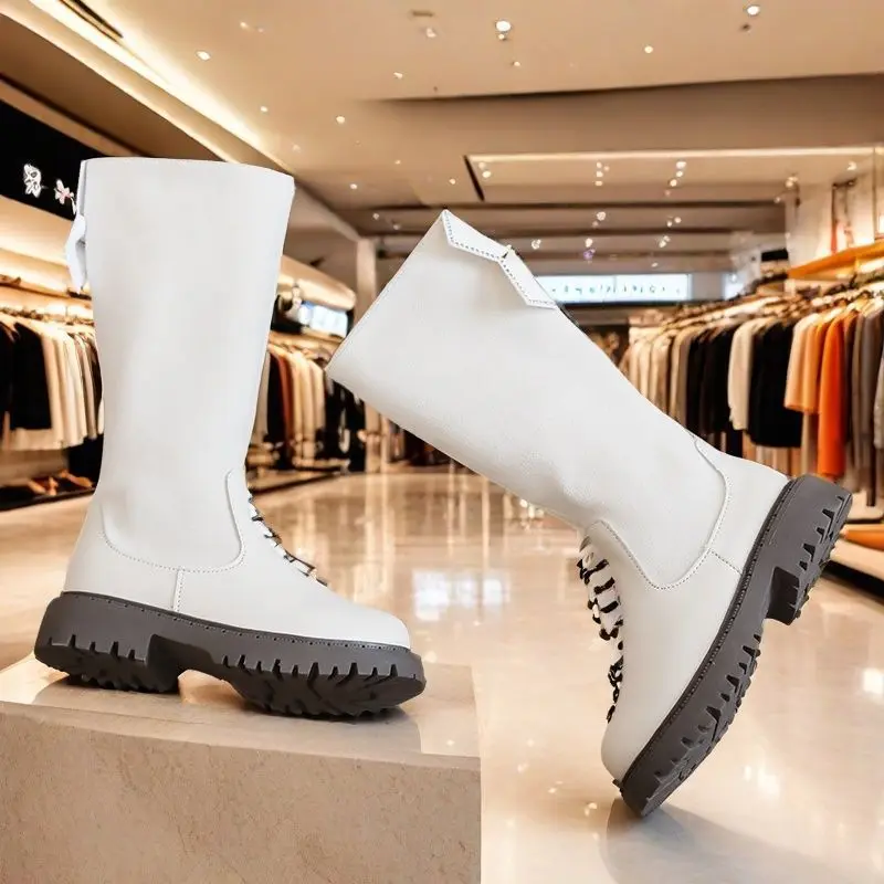 Girls Soft Bottom Anti Slip High Boots