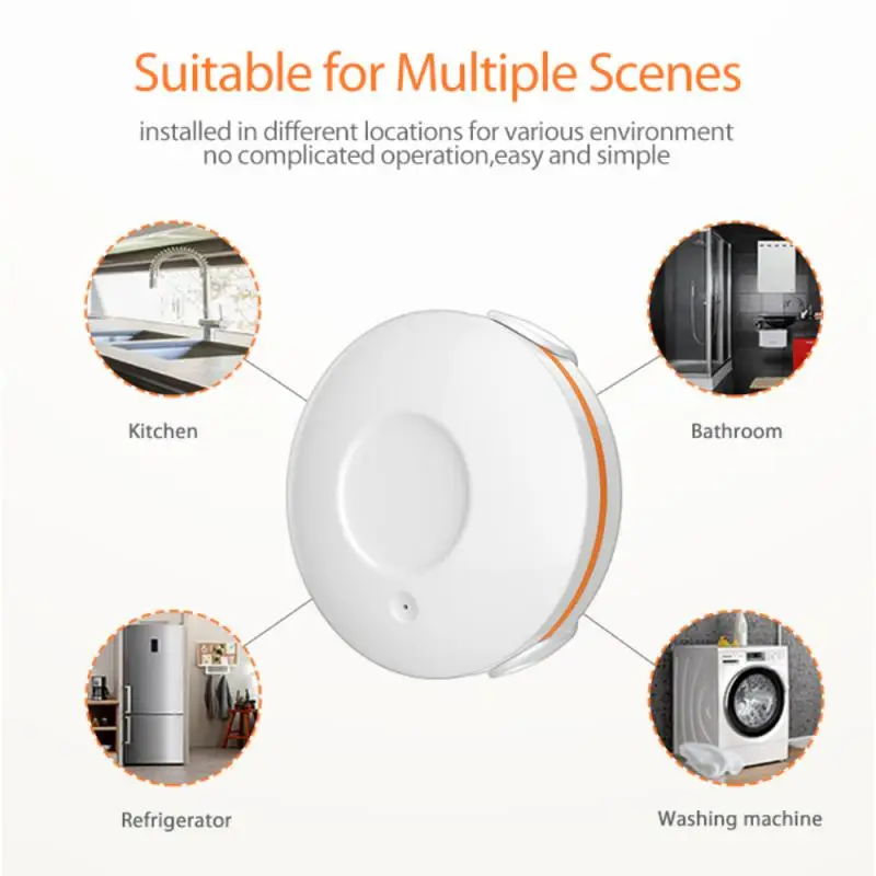 Tuya ZigBee 무선 누수 센서, 침수 감지기, 누수 감지 경보, 물 센서, 스마트 홈 지지대, 홈키트