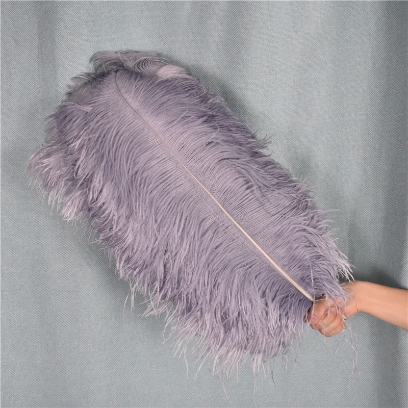 Grey Ostrich Feather Decor Feathers for Crafts Gray Vase Centerpiece for  Table Decoration DIY Carnival Wedding Party Accessories - AliExpress