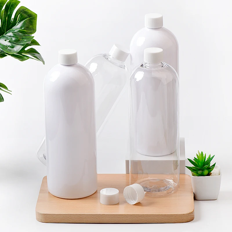  TOPINCN 4 botellas vacías de aceite esencial PETG de plástico  rellenable para suero perfume, botella roscada boca para viajes (#1) : Todo  lo demás