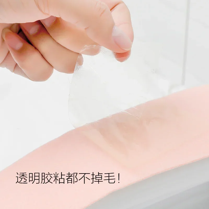 Universal Toilet Seat Cover 2 Pairs Soft Cartoon WC Toilet Sticky Seat Pad Washable Bathroom Warmer Lid Covers Cushion toilet seat cover