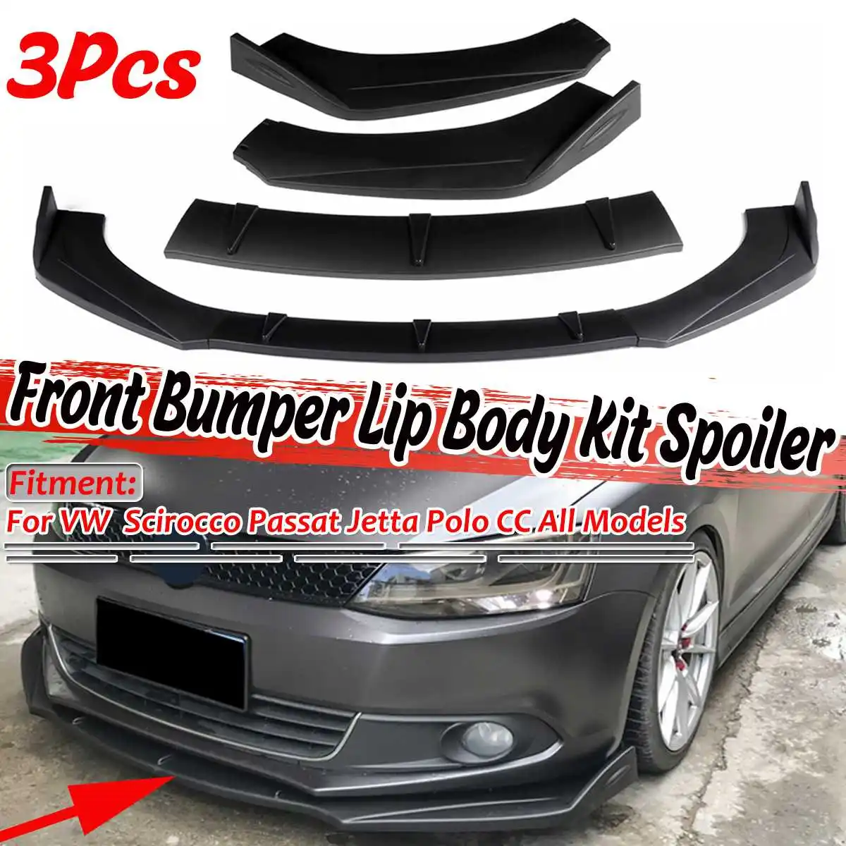 Universale Auto Paraurti Anteriore Splitter Lip Spoiler Diffusore Labbro Per Nissan Sentra Altima Maxima 300Z 350Z 370Z Skyline R33 Per Gtr
