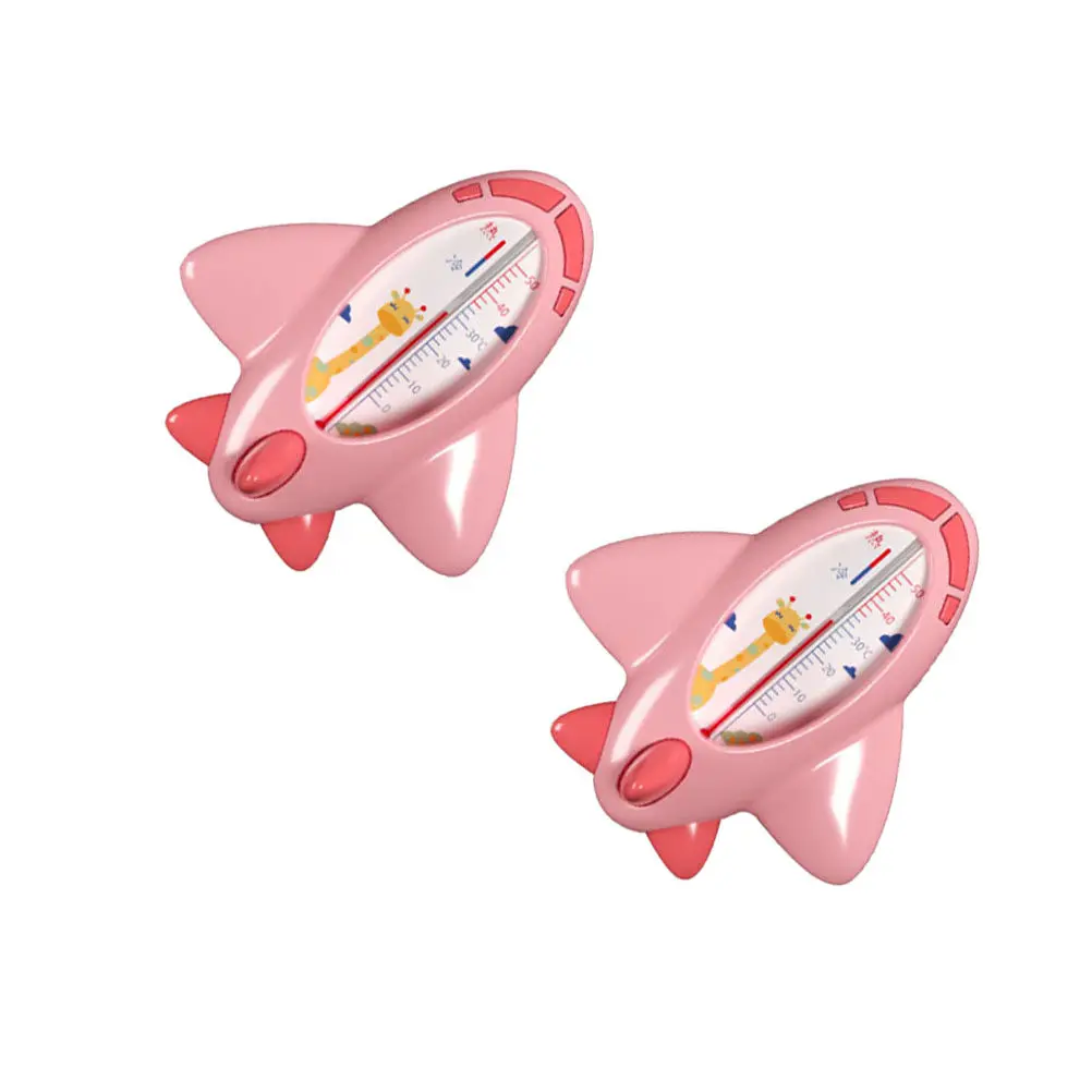 2Pcs 사랑스러운 오리 모양의 방수 물 온도계  목욕 풀 욕조 스파 정확한 온도..