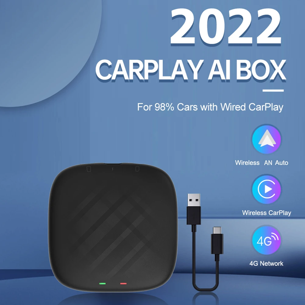 Wireless Carlinkit CarPlay AI Box Android 11 AN Box Auto 4G LTE GPS WIFI Bluetooth For Benz Audi Nissan Kia Volvo VW Ford Skoda best buy car audio