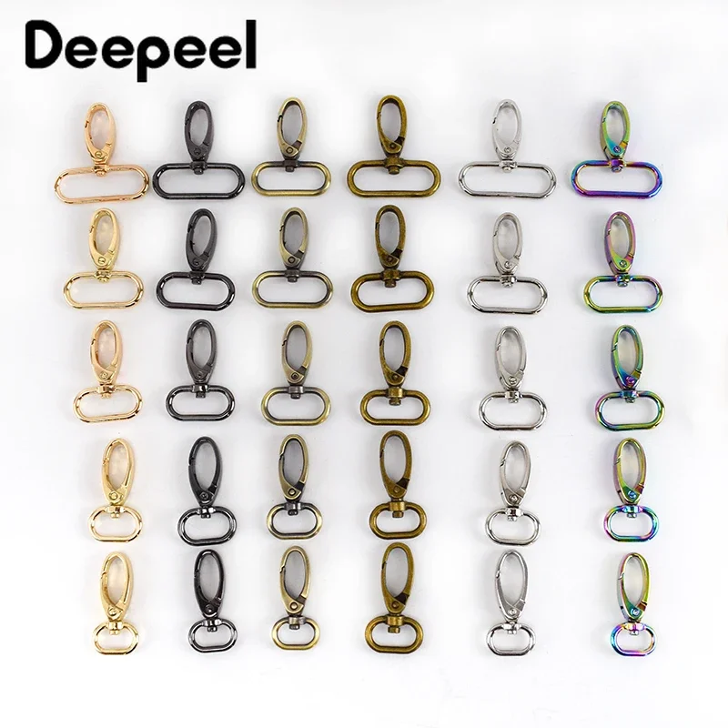 10pcs Deepeel Rose Gold Keychain Hook Lobster Clasp Metal Chain Strap Hang  Buckle DIY Key Pendant Clasps Hardware Accessories - AliExpress