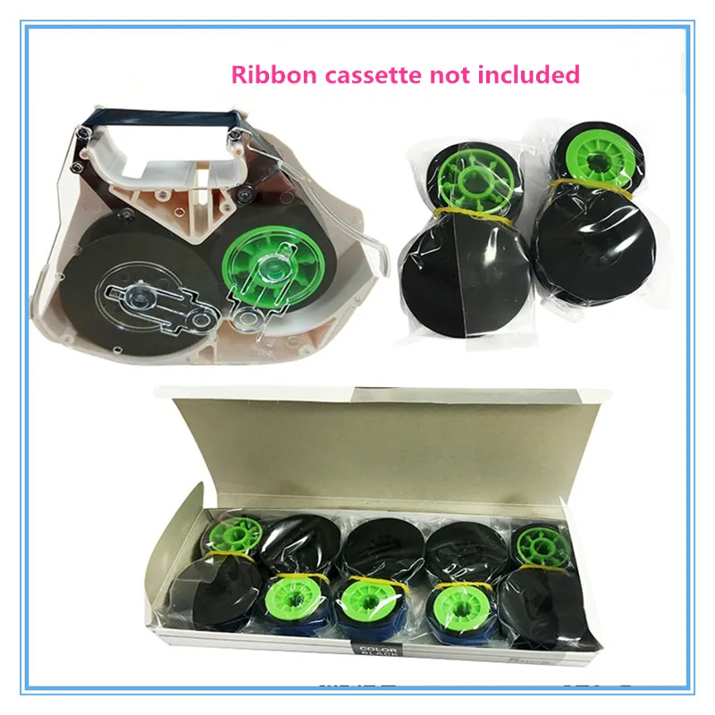 Compatível Fita de Tinta Lm-dr300bt Cartucho de Tinta Preta para Max Letatwin Tubo Impressora Cabo Identificação Impressora Lm380elm-390a pc 10p
