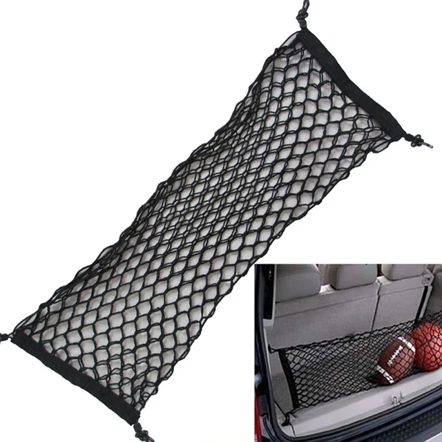 Car Rear Trunk Nylon Receive Arrange Net Luggage Cargo Storage Bag Back  Elastic String Holder Auto Accessory Boot Mesh Organizer - Nets - AliExpress