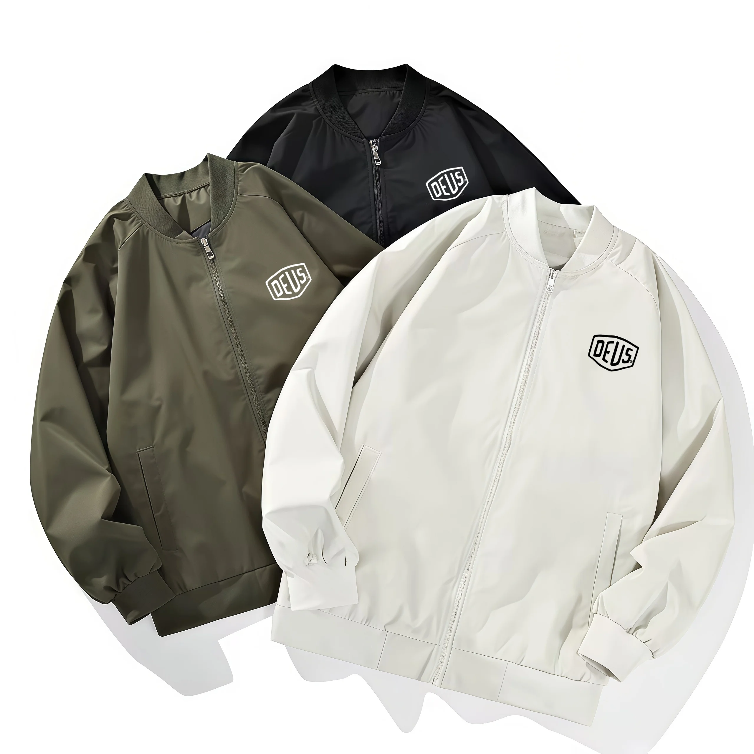 Y2K DEUS Y2K MTB Spring Autumn Casual Solid Fashion Slim Bomber Jacket Men Overcoat New Arrival Baseball Jackets Men's Jacket